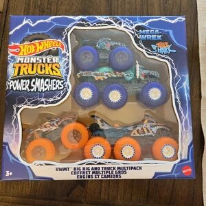 Monster Trucks Power Smashers Multipack - Blue & Orange